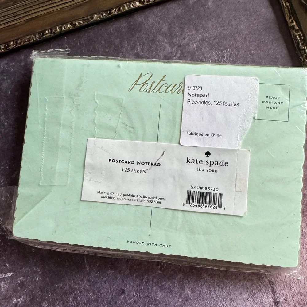 KATE SPADE • Postcard Notepad Stationery